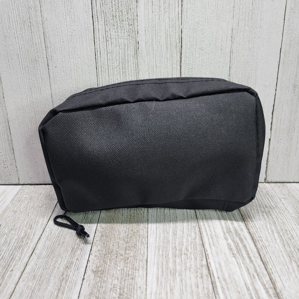 Samsonite Toiletry Travel Jewelry Toiletries Bag Black Small Canvas Zipper - Picture 3 of 7